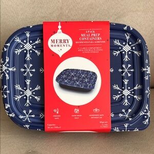 New Merry Moments 5-Pack Containers w/Lids ❄️